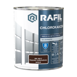 Rafil farba chlorokauczuk 0,75 brąz czekol. R8017