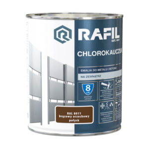 Rafil farba chlorokauczuk 0,75 brąz orzech R8011
