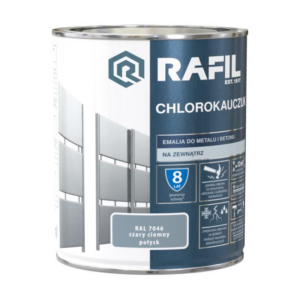 Rafil farba chlorokauczuk 0,75 szary ciemny R7046