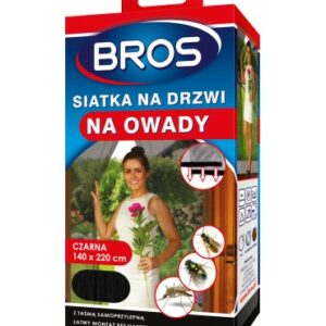 Siatka na drzwi 140×220 czarna