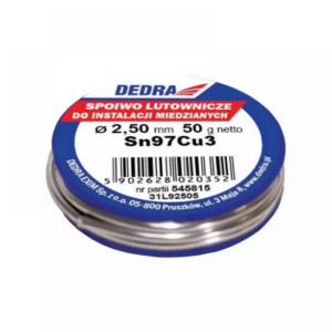 Spoiwo lutownicze 2.5mm do inst.miedź. 50g