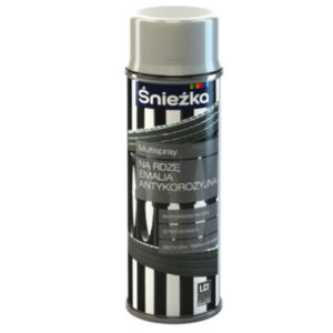 Spray na rdzę srebrny półmat 400ml Śnieżka