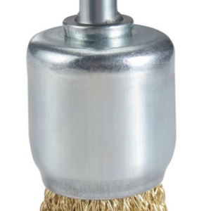 Szczotka czołowa drut falisty uchwyt 6mm rozm.25mm