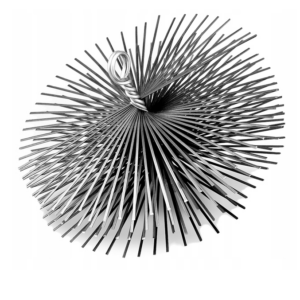 Szczotka kominowa 120mm metal