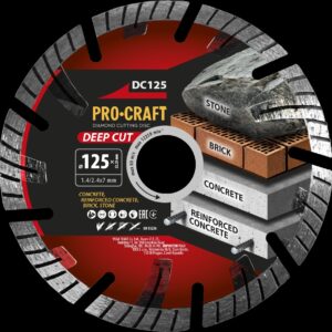 Tarcza diamentowa Procraft DC125