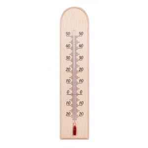 Termometr pokojowy duży drewniany 23cm