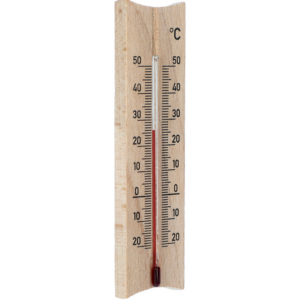 Termometr pokojowy mały drewniany 16.5cm