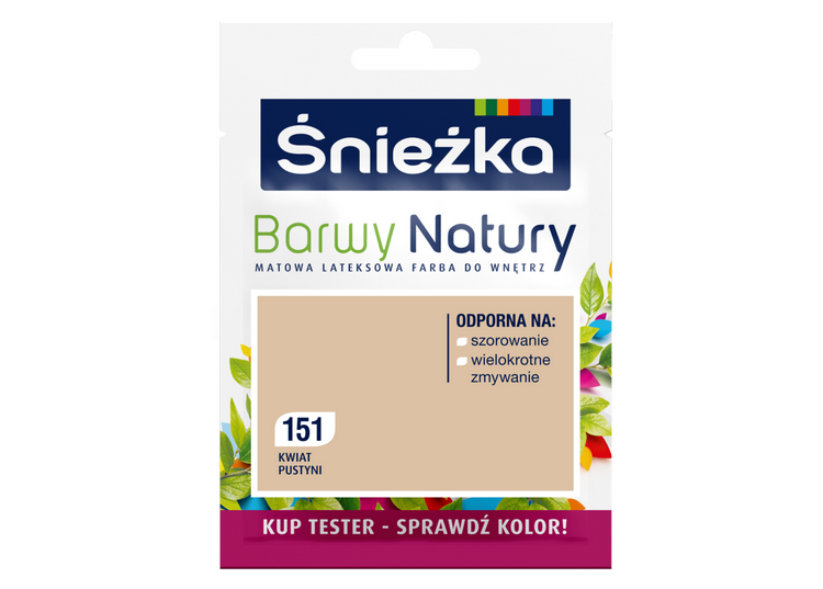 Tester Farba Barwy Natury Kwiat pustyni 151