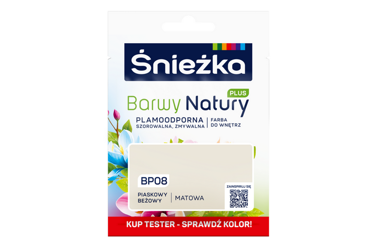 Tester Farba Barwy Natury Plus Piaskowy beżow BP08