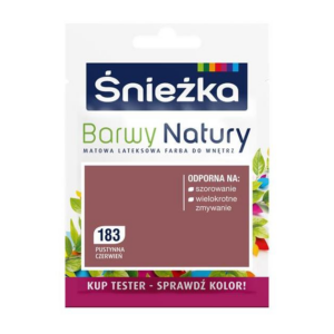 Tester Farba Barwy Natury Pustynna czerwień 183