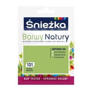 Tester Farba Barwy Natury Zielona herbata 131