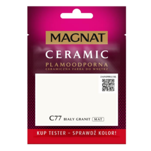 Tester Farba Magnat Ceramic Biały granit C77