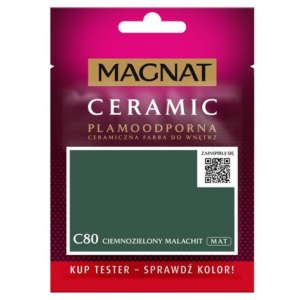Tester Farba Magnat Ceramic Ciemnoziel malachi C80