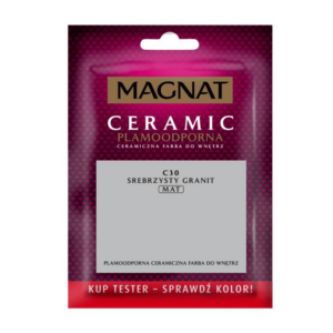 Tester Farba Magnat Ceramic Srebrzysty granit C30