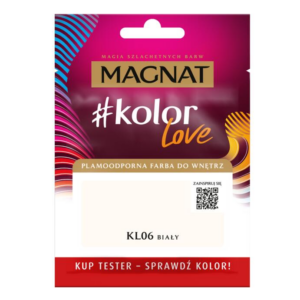 Tester Farba Magnat Kolor Love Biały KL06