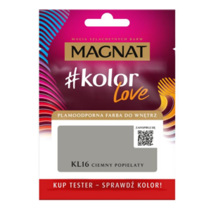 Tester Farba Magnat KolorLove Ciemny popielat KL16