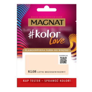 Tester Farba Magnat KolorLove Letni brzoskwin KL08