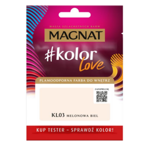 Tester Farba Magnat KolorLove Melonowa biel KL03