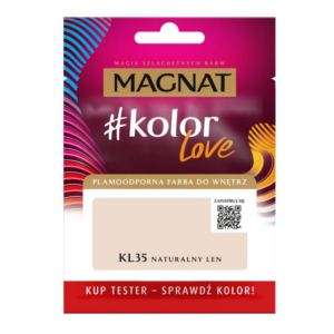 Tester Farba Magnat KolorLove Naturalny len KL35