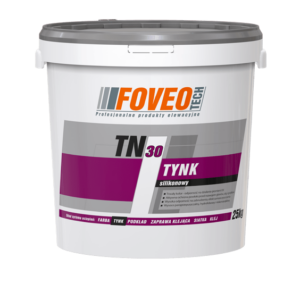 Tynk silikonowy TN30 bar.1.5mm Baza A 25kg FOVEO