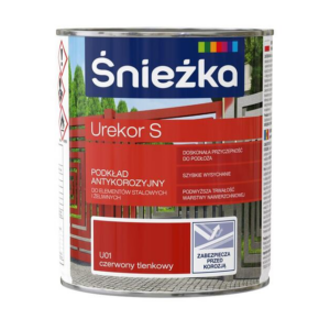 Urekor S podkład antykorozyjny czerwo 0,8L Śnieżka