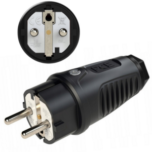 Wtyczka gumowa z uziemieniem IP44/IP54  16A