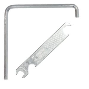 Zestaw klucz imbusowy 4mm,  + klucz do reg. okien