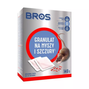 Granulat na myszy i szczury 140g BROS