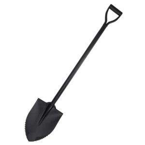 Łopata szpadel ostry z zębami, styl stalowy 120cm