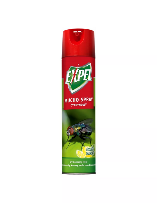 Muchospray owadobójczy cytrynow 400ml Expel