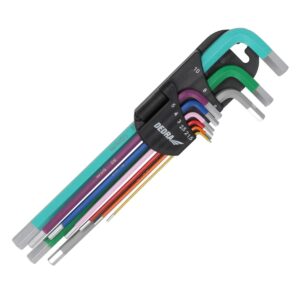 Zestaw kluczy imbusowych długie 1,5-10mm 9 szt
