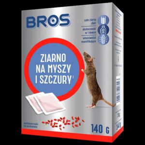 Ziarno na myszy i szczury 140g BROS